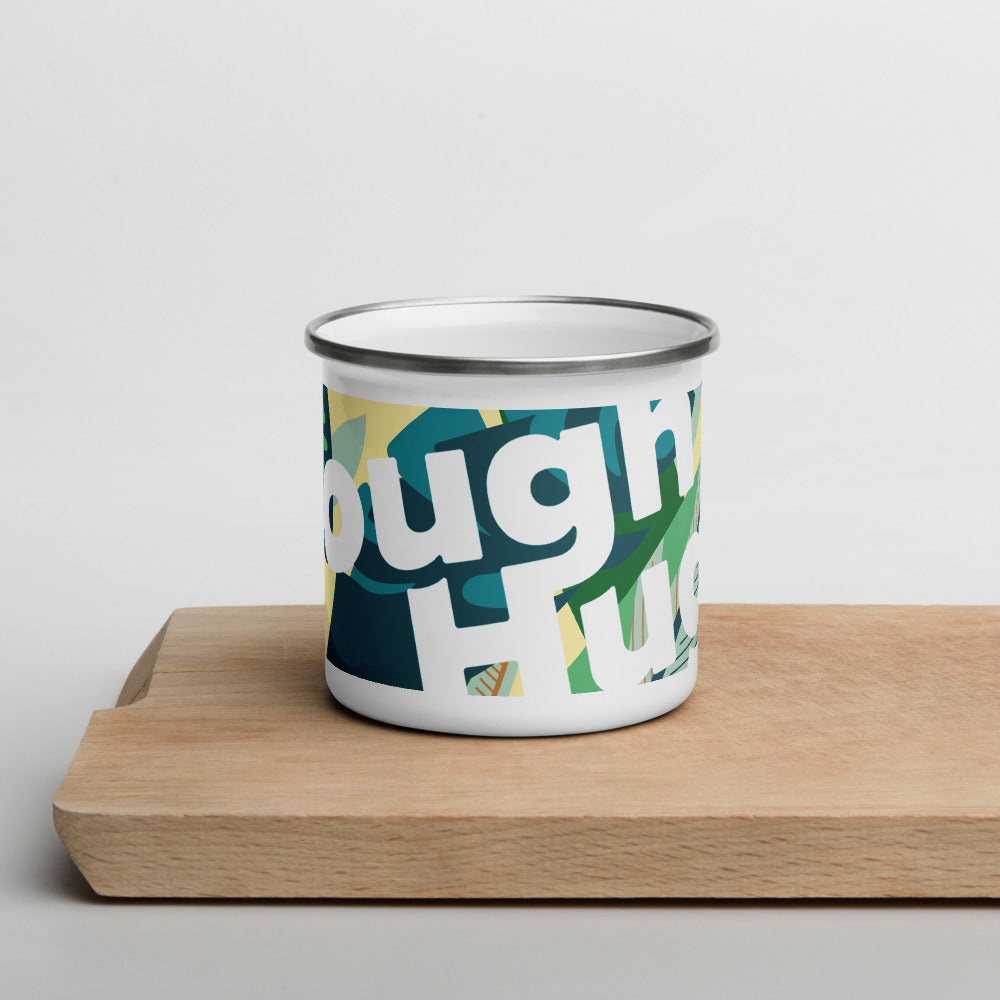 RoughHugs Enamel Mug