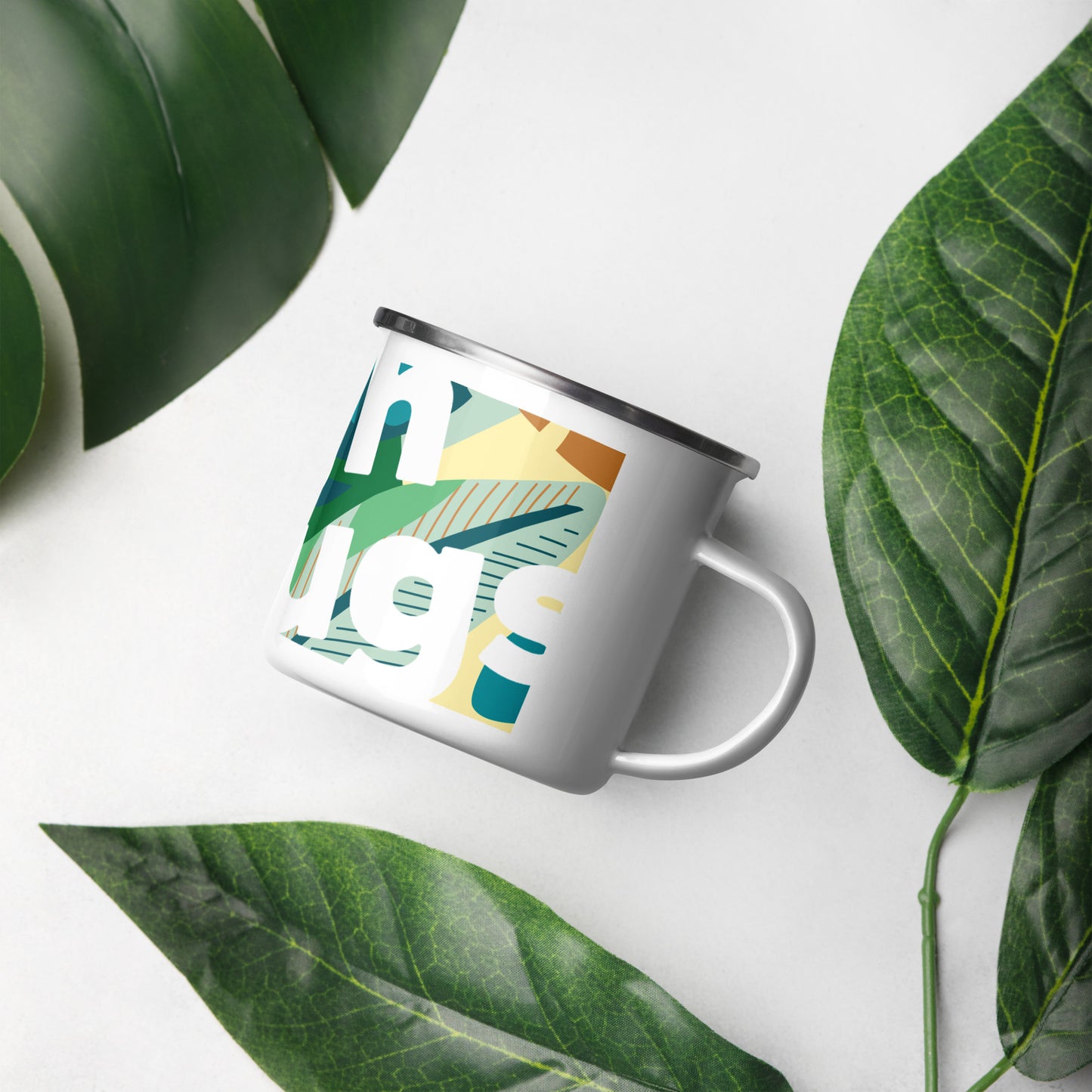 RoughHugs Enamel Mug